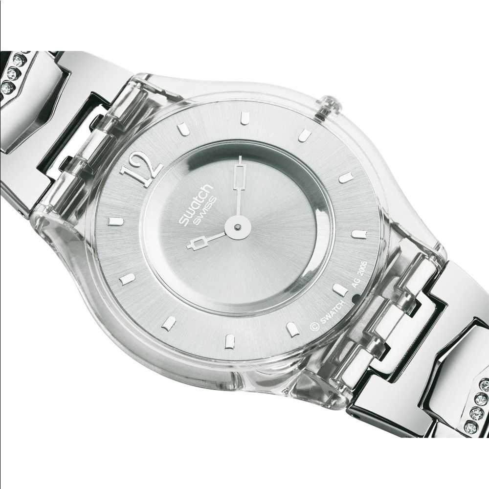 Swatch “Cristal Row” Watch.